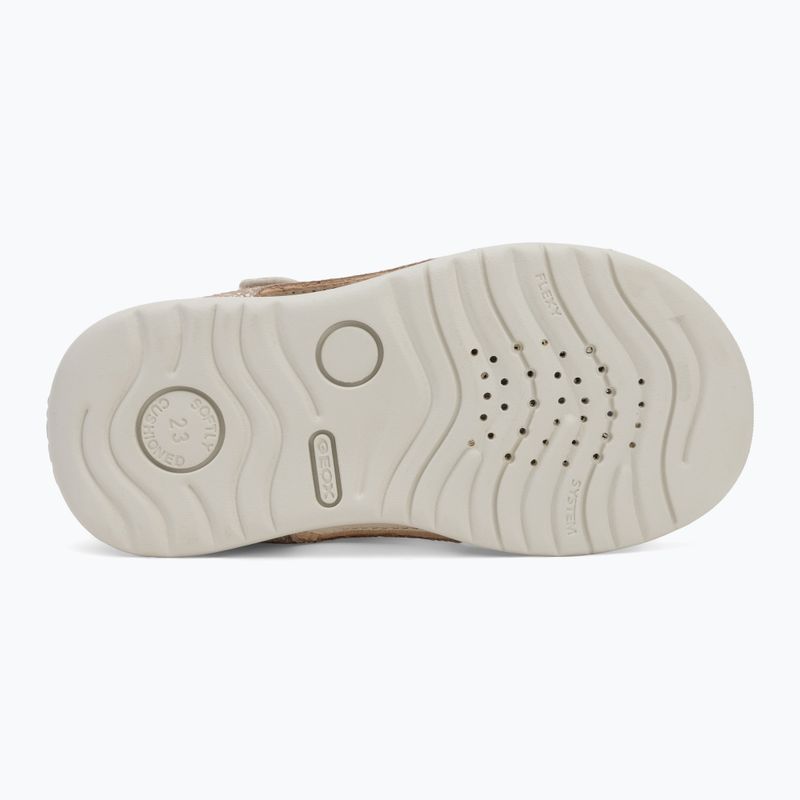 Sandalen Kinder Geox Macchia white/gold 4
