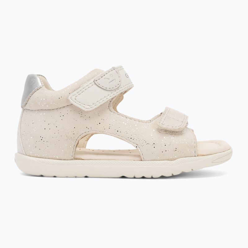 Sandalen Kinder Geox Macchia white/silver 2