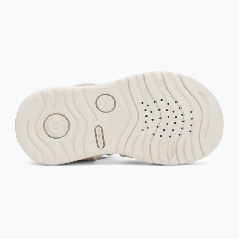 Sandalen Kinder Geox Macchia white/silver 4