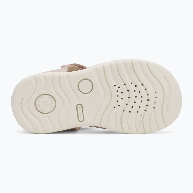 Sandalen Kinder Geox Macchia rose/off white 4