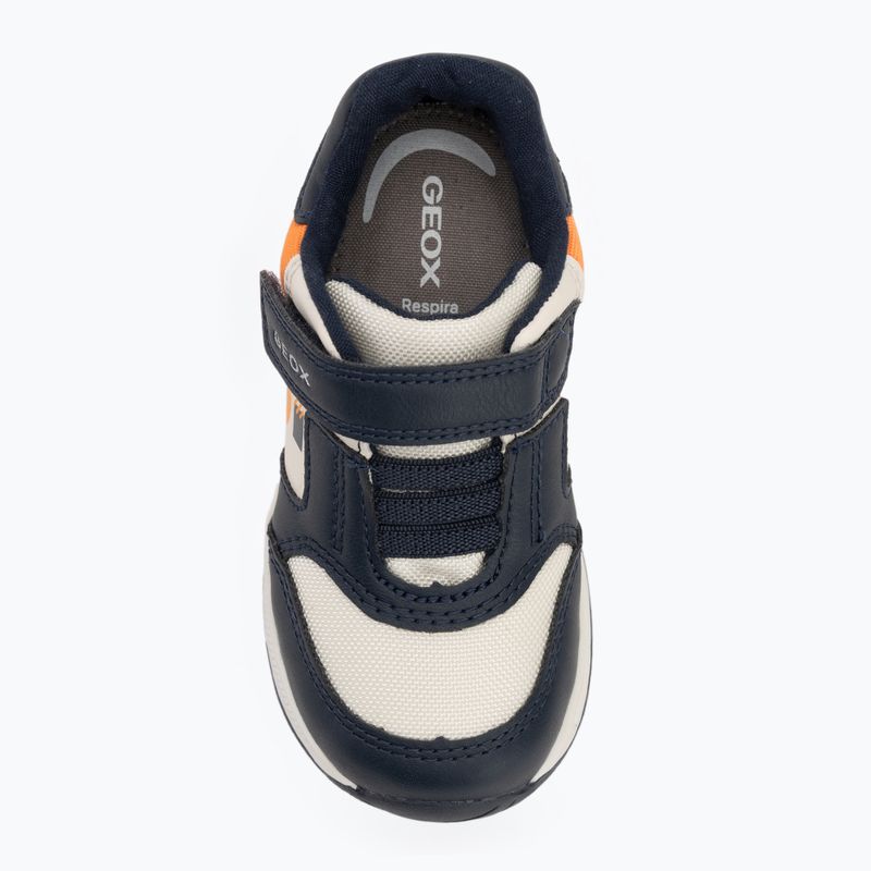 Kinderschuhe Geox Rishon navy/light orange 5