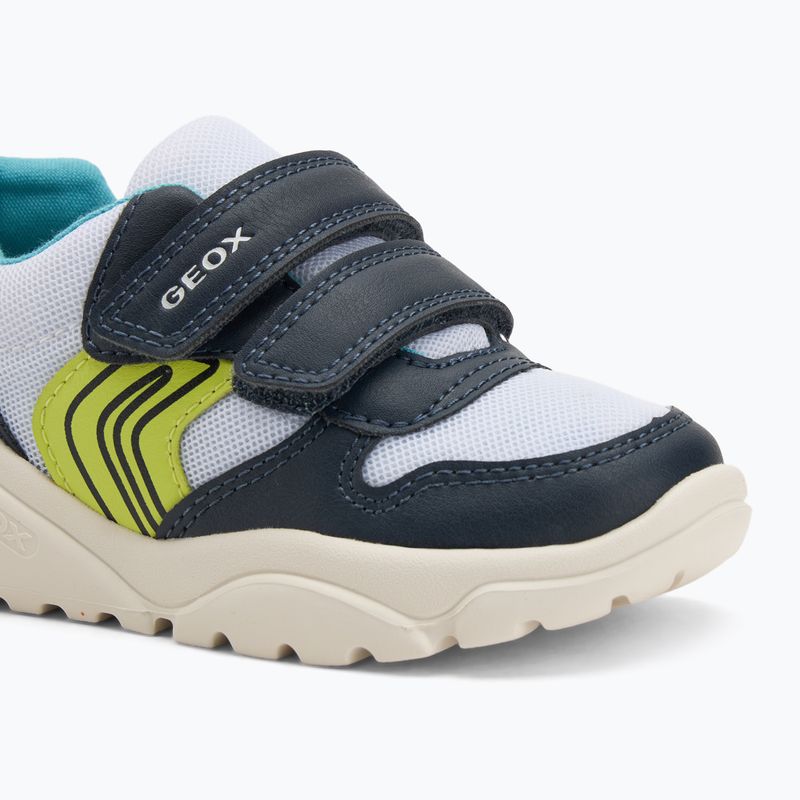 Geox Ciufciuf Kinderschuhe weiß/navy 7