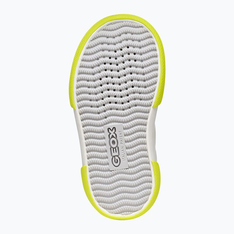 Geox Gisli weiß/fluo grün Kinderschuhe 13