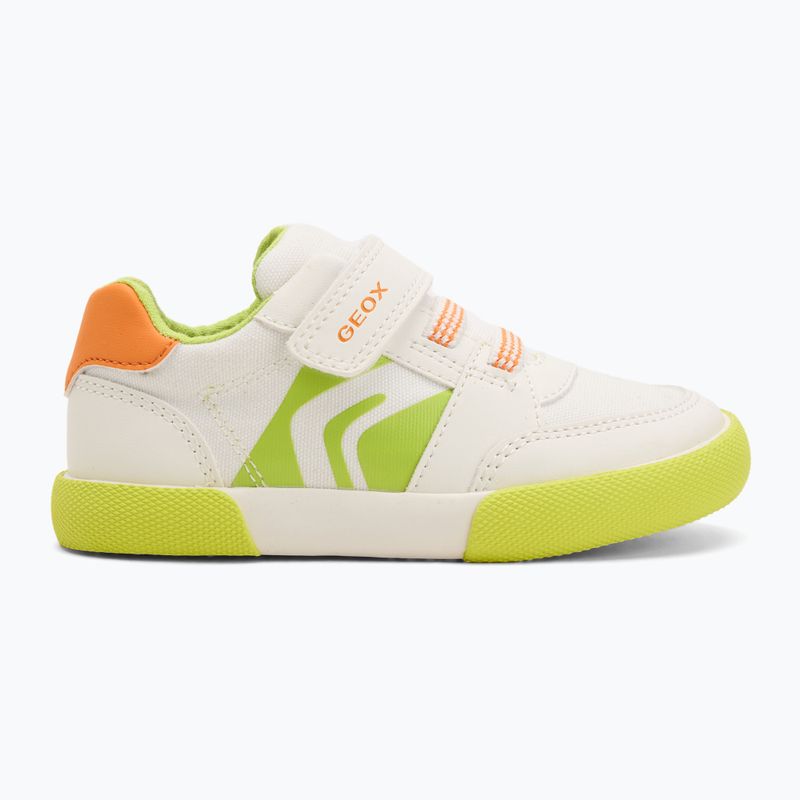 Geox Gisli weiß/fluo grün Kinderschuhe 2