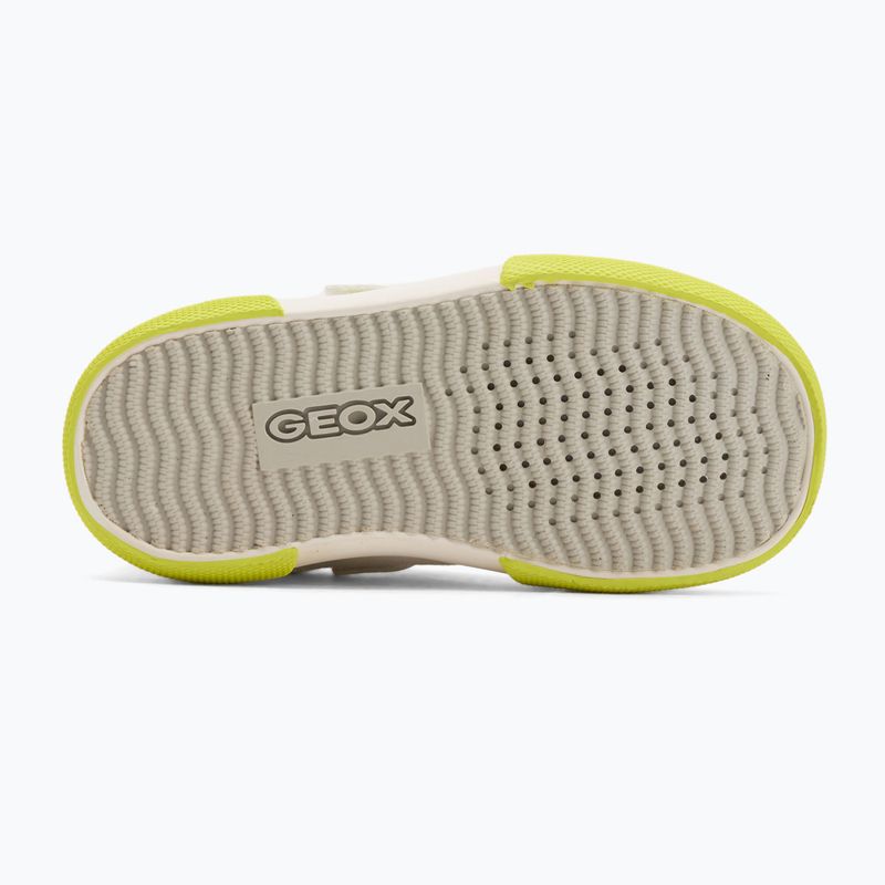 Geox Gisli weiß/fluo grün Kinderschuhe 4