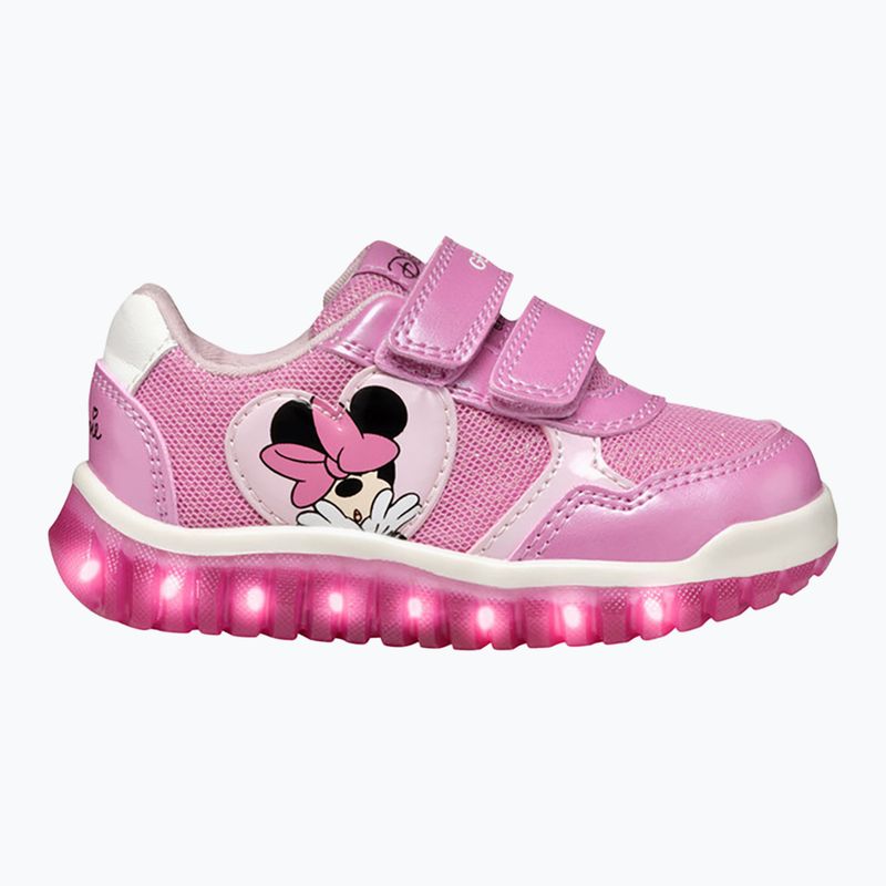 Geox Lightyloo dunkelrosa Kinderschuhe 10