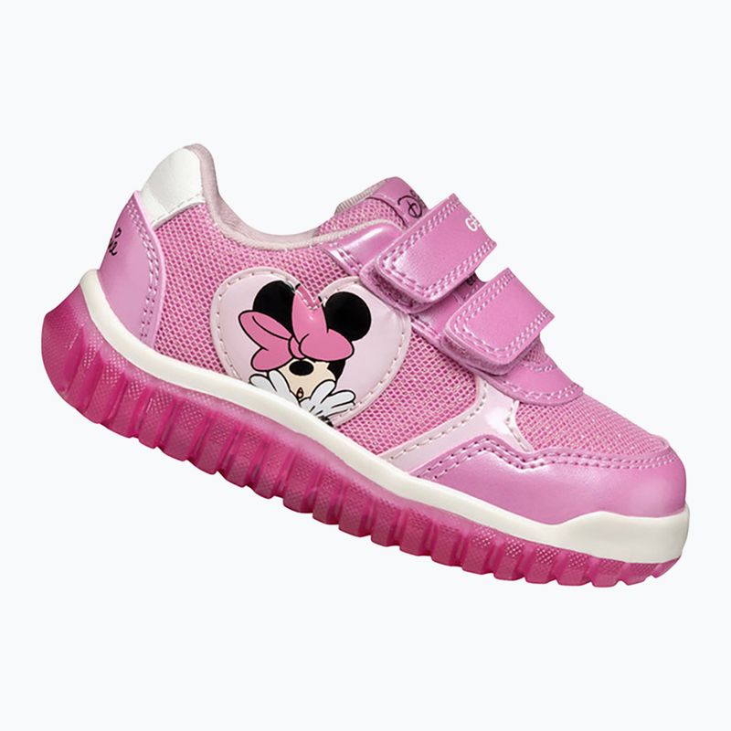Geox Lightyloo dunkelrosa Kinderschuhe 11