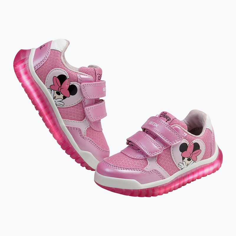 Geox Lightyloo dunkelrosa Kinderschuhe 17