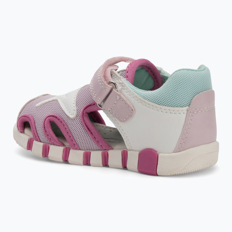 Sandalen Kinder Geox Iupidoo white/fuchsia 3