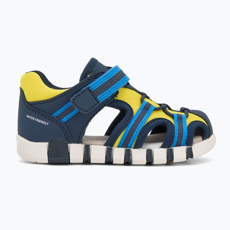 Sandalen Kinder Geox Iupidoo navy/fluo yellow 2