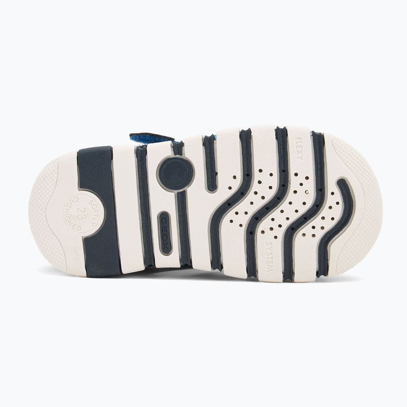 Sandalen Kinder Geox Iupidoo navy/fluo yellow 4