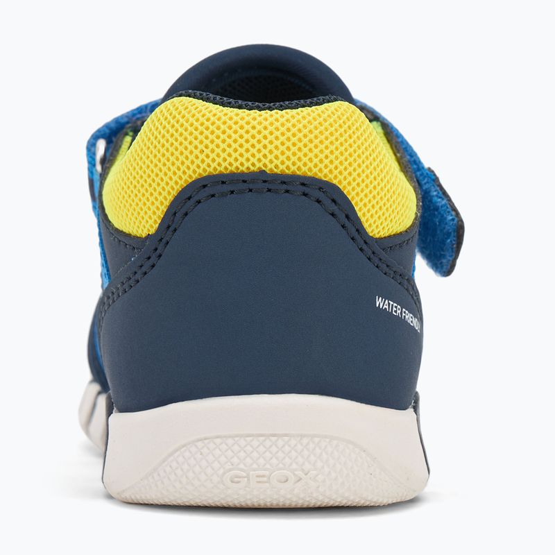 Sandalen Kinder Geox Iupidoo navy/fluo yellow 6