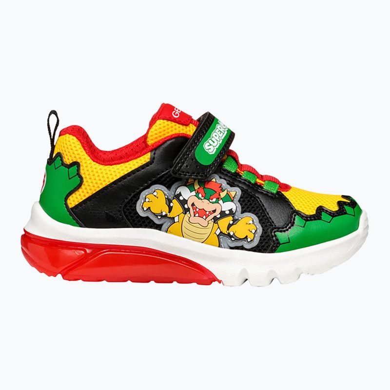 Geox Ciberdron grün/dunkelrot Kinderschuhe 2