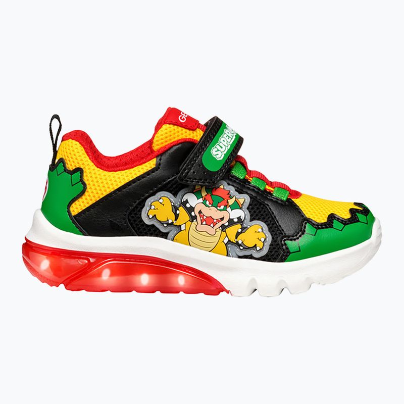 Geox Ciberdron grün/dunkelrot Kinderschuhe 3