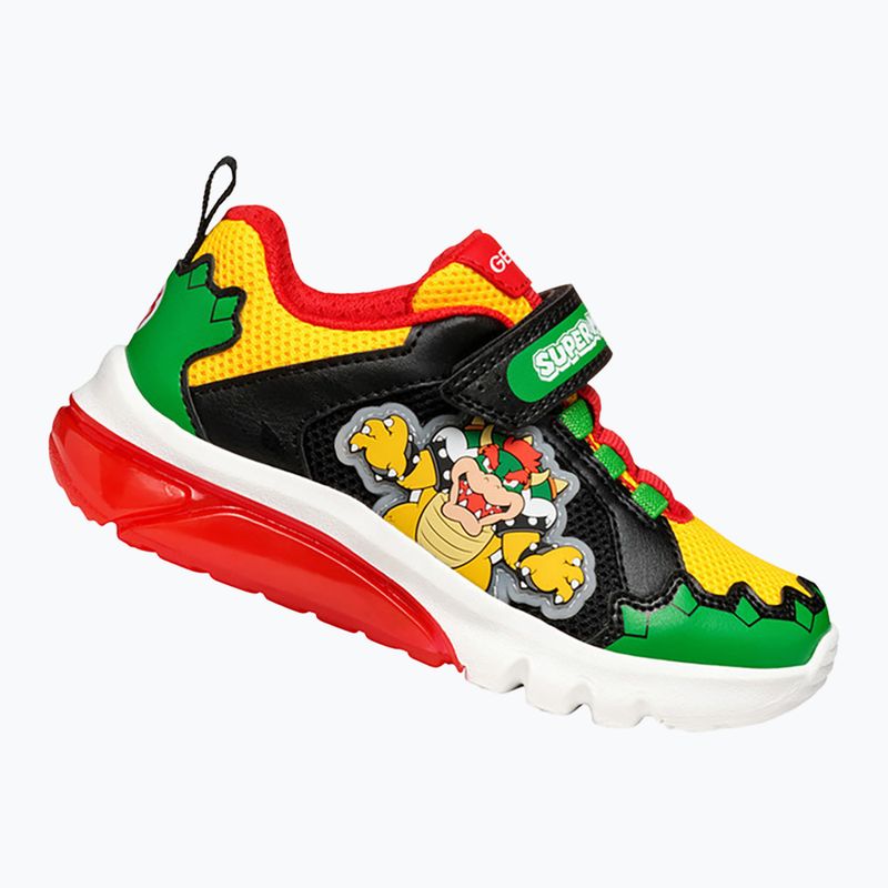 Geox Ciberdron grün/dunkelrot Kinderschuhe 4
