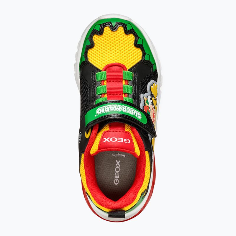 Geox Ciberdron grün/dunkelrot Kinderschuhe 8