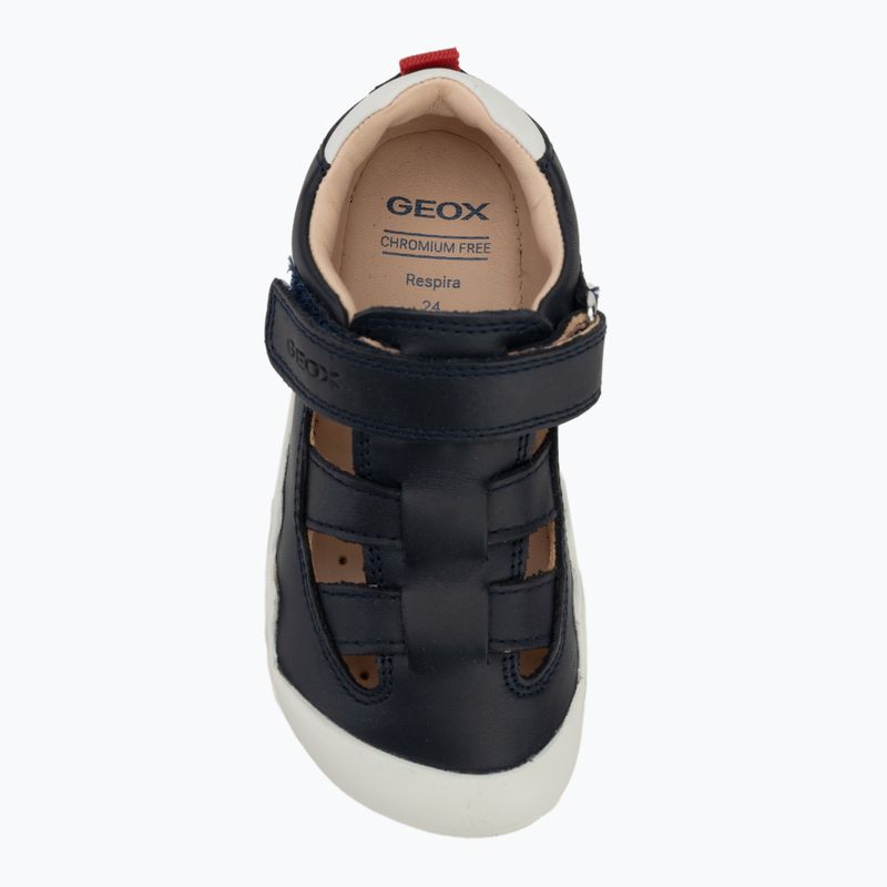 Barfußschuhe Kinder Geox Steppieup navy/white 5