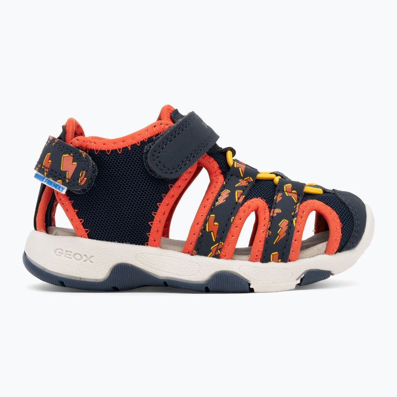 Sandalen Kinder Geox Multy navy/orange 2