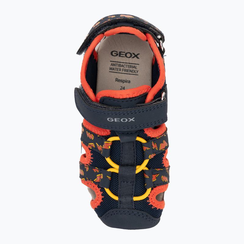 Sandalen Kinder Geox Multy navy/orange 5
