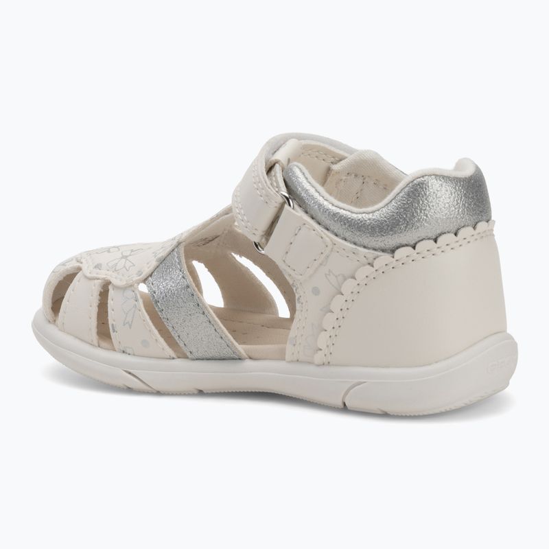 Sandalen Kinder Geox Zapito white/silver 3