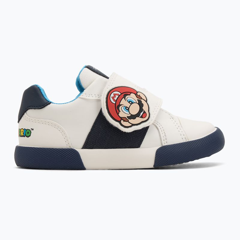 Geox Gisli Kinderschuhe weiß/navy/orange 2