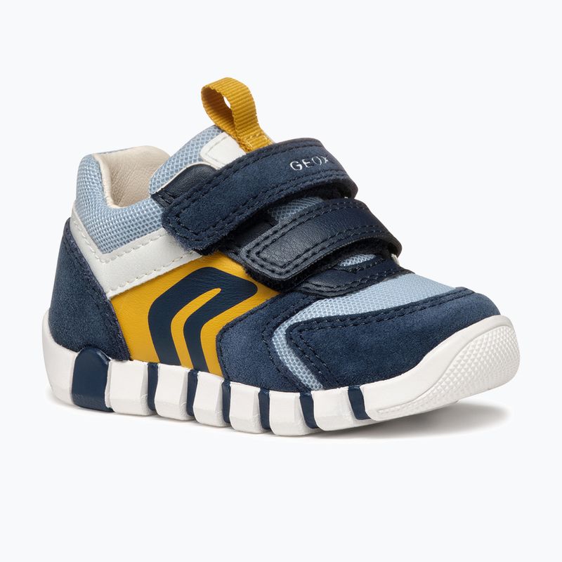 Kinderschuhe Geox Iupidoo navy/ochreyellow