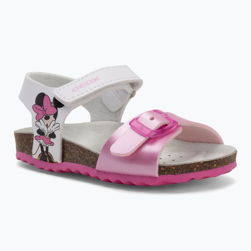 Sandalen Kinder Geox Chalki white/pink
