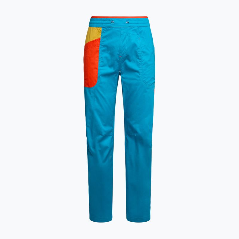 Herren La Sportiva Bolt Kletterhose tropisch blau/bambus