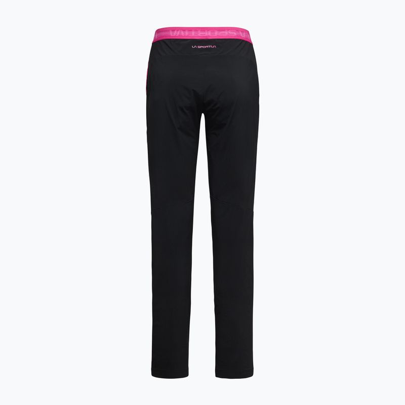 Damen-Trekkinghose La Sportiva Brush schwarz/springtime 2