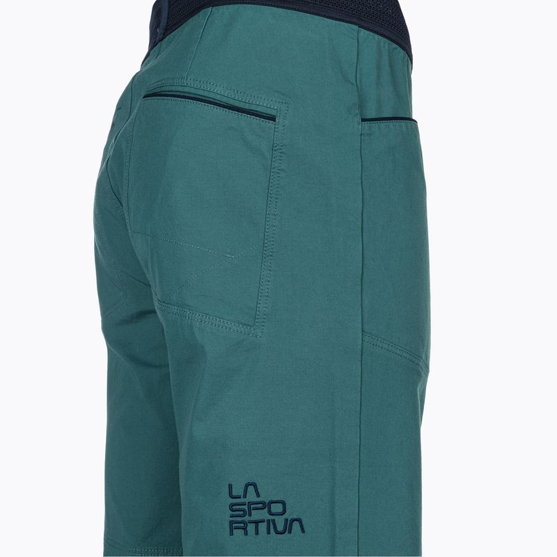 La Sportiva Flatanger Herren Klettershorts Hurrikan/Tiefsee 4