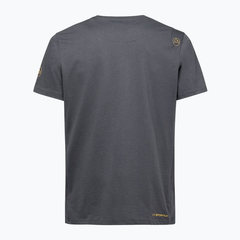 La Sportiva Solution Herren-T-Shirt carbon/gelb 2