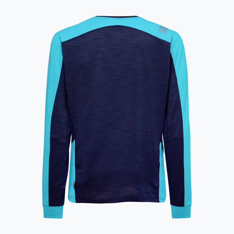 Herren La Sportiva Beyond Long Tiefsee/Tropic Blau Longsleeve 2