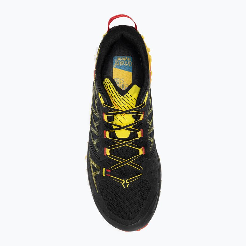 La Sportiva Bushido III Herren Laufschuh schwarz/gelb 5