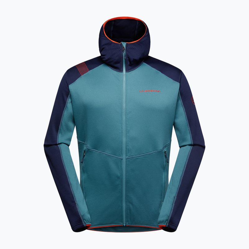 Hoodie Herren La Sportiva Upendo Hoody hurricane/ deep sea