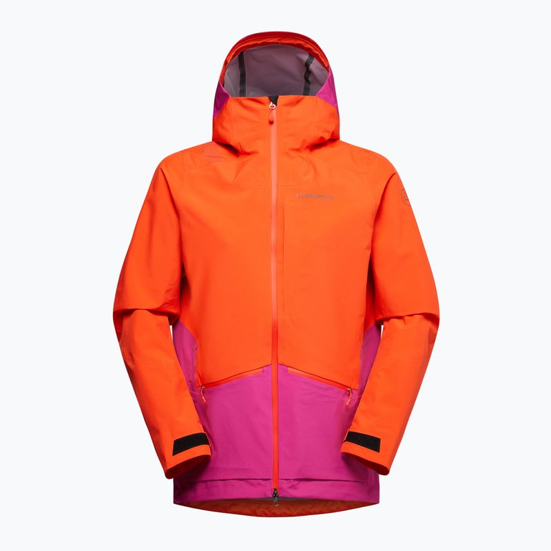 Damen-Skijacke La Sportiva Chaser Evo Shell Kirschtomate/Frühling 3