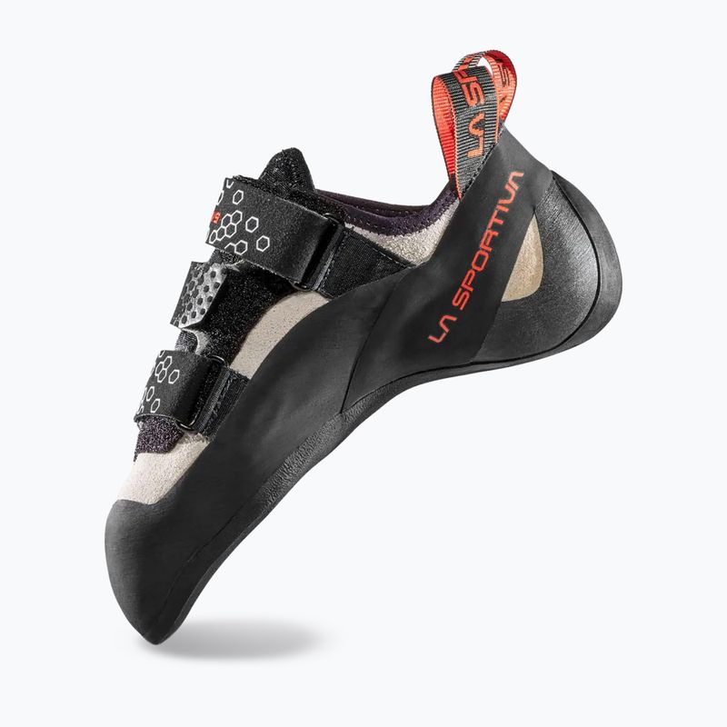 Damen-Kletterschuhe La Sportiva Miura VS white/cherry tomato 3