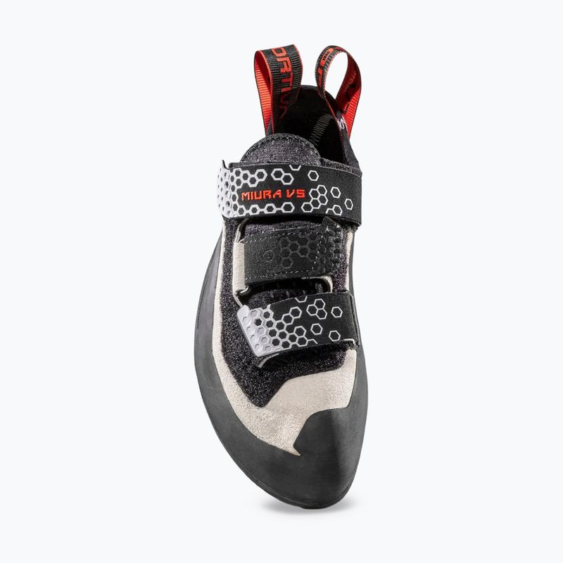 Damen-Kletterschuhe La Sportiva Miura VS white/cherry tomato 6