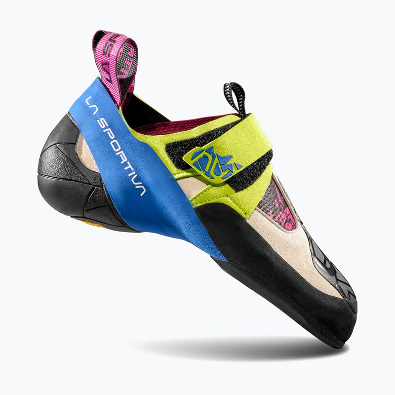 Kletterschuhe Damen La Sportiva Skwama apple green/cobalt blue 10