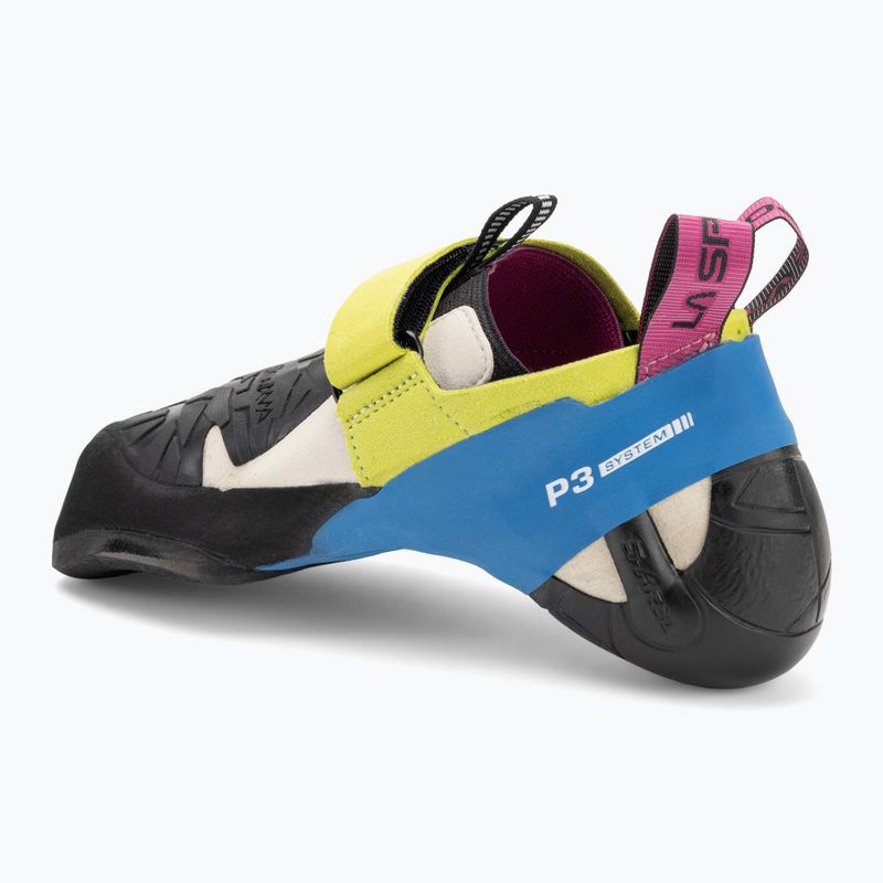 Kletterschuhe Damen La Sportiva Skwama apple green/cobalt blue 3