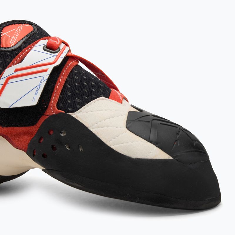 La Sportiva Damen Kletterschuh Solution weiß/lilie orange 7