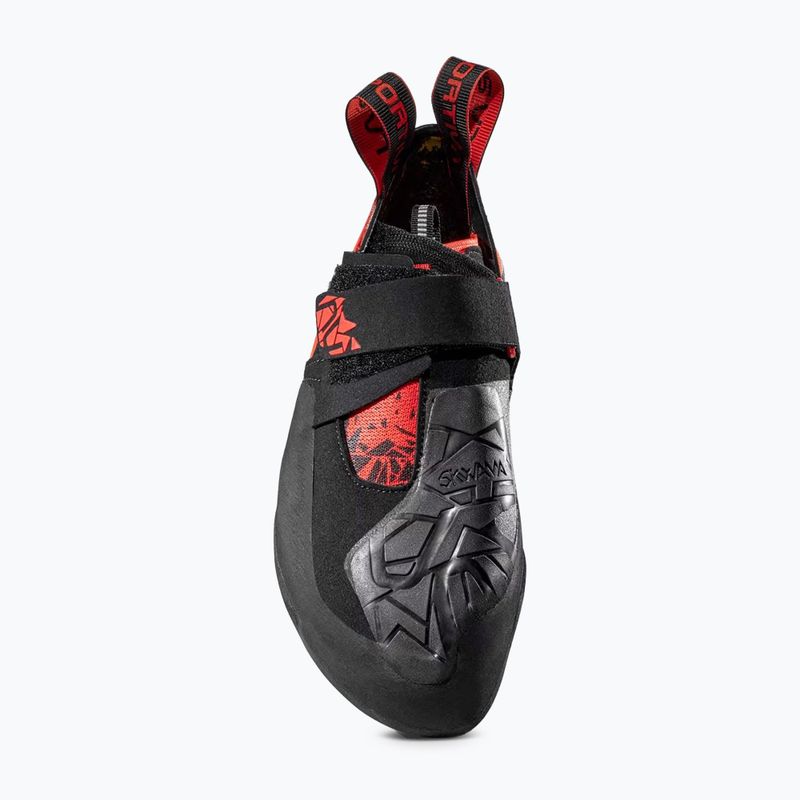 La Sportiva Skwama schwarz/mohnfarbener Kletterschuh 3