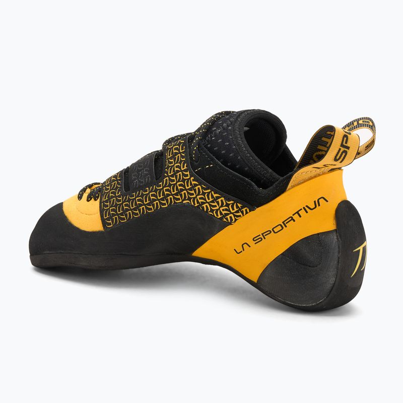 Herren La Sportiva Katana Laces Kletterschuh gelb/schwarz 3