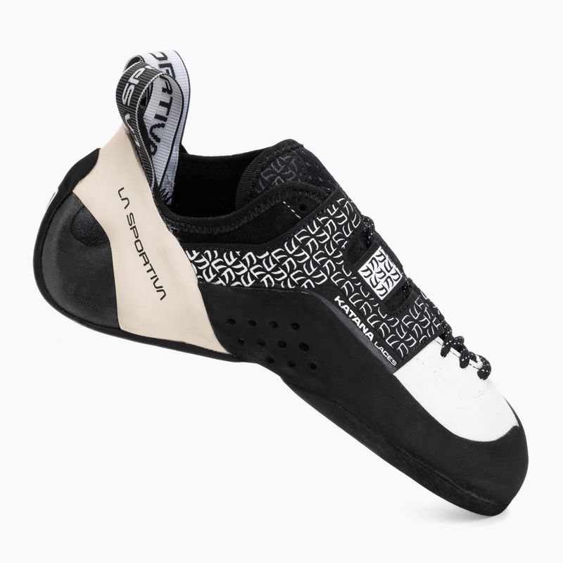 La Sportiva Kinderkletterschuh Katana Schnürsenkel weiß/schwarz 2