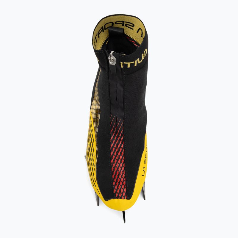 Kletterschuhe La Sportiva Mega Ice Evo black/yellow 5