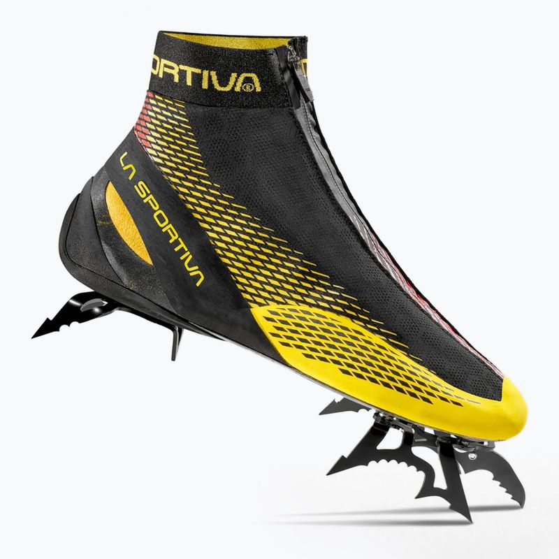 Kletterschuhe La Sportiva Mega Ice Evo black/yellow 10