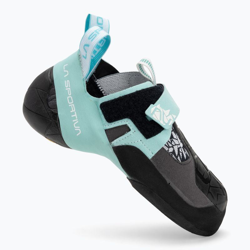 La Sportiva Skwama Vegan Carbon / Türkis Damen Kletterschuh 2