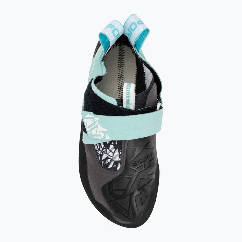 La Sportiva Skwama Vegan Carbon / Türkis Damen Kletterschuh 5