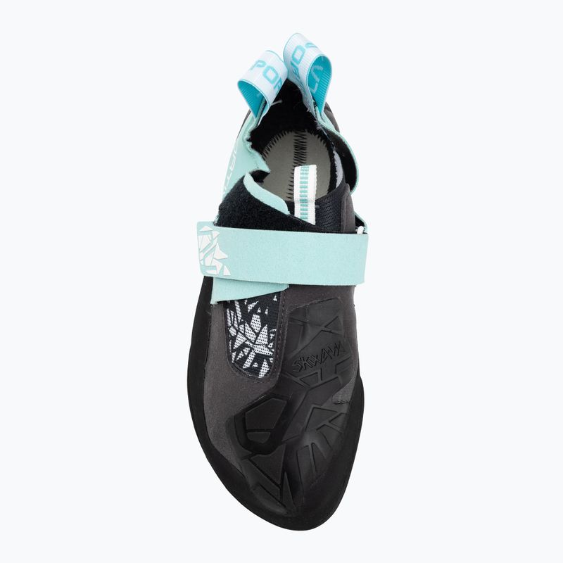 Damen-Kletterschuhe La Sportiva Skwama Vegan carbon/turquoise 5
