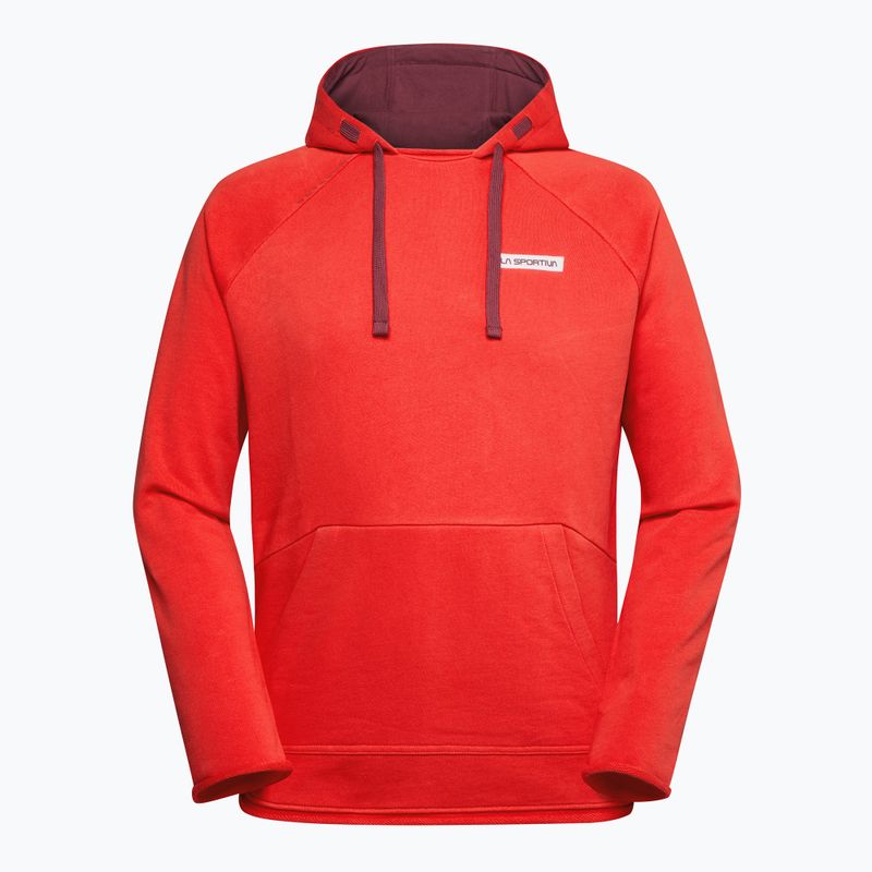 Herrenpullover La Sportiva Telendos Hoody mountain red 3