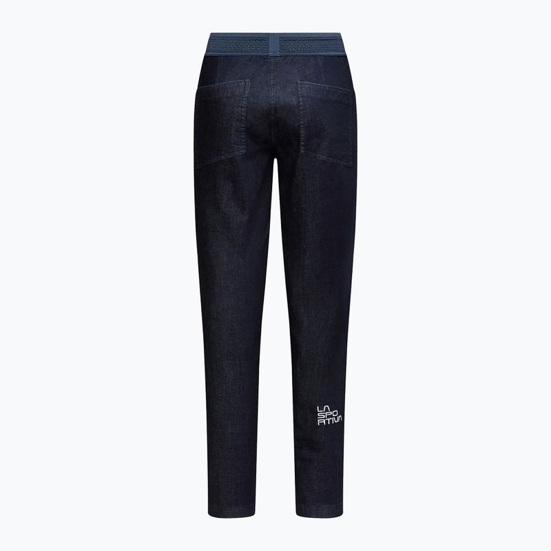 Damen Kletterhose La Sportiva Cave Jeans denim/night sky 4